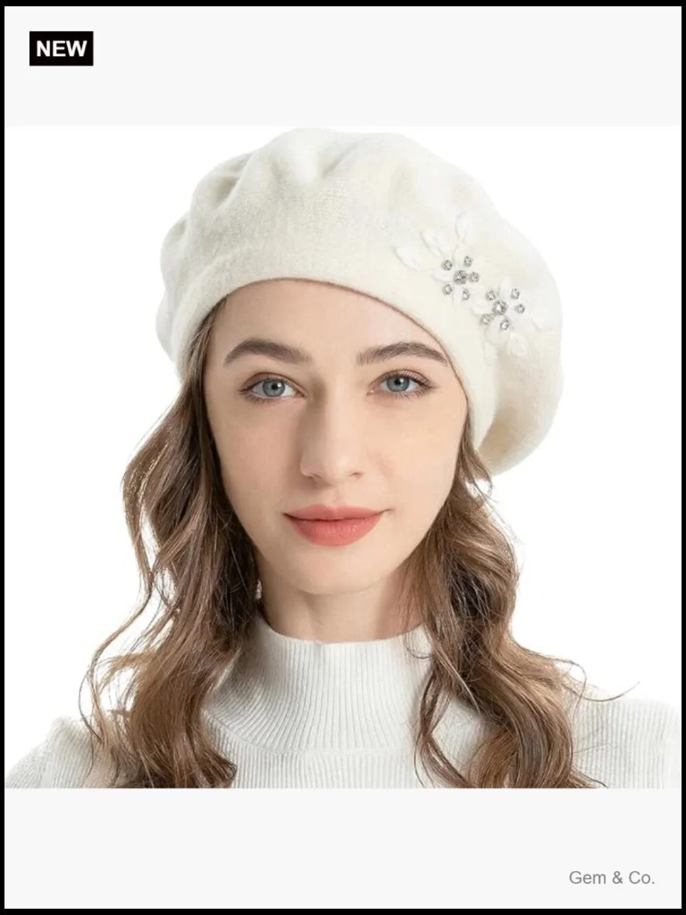 Reversible Double Knit Beret Hat - Warm Bucket Style